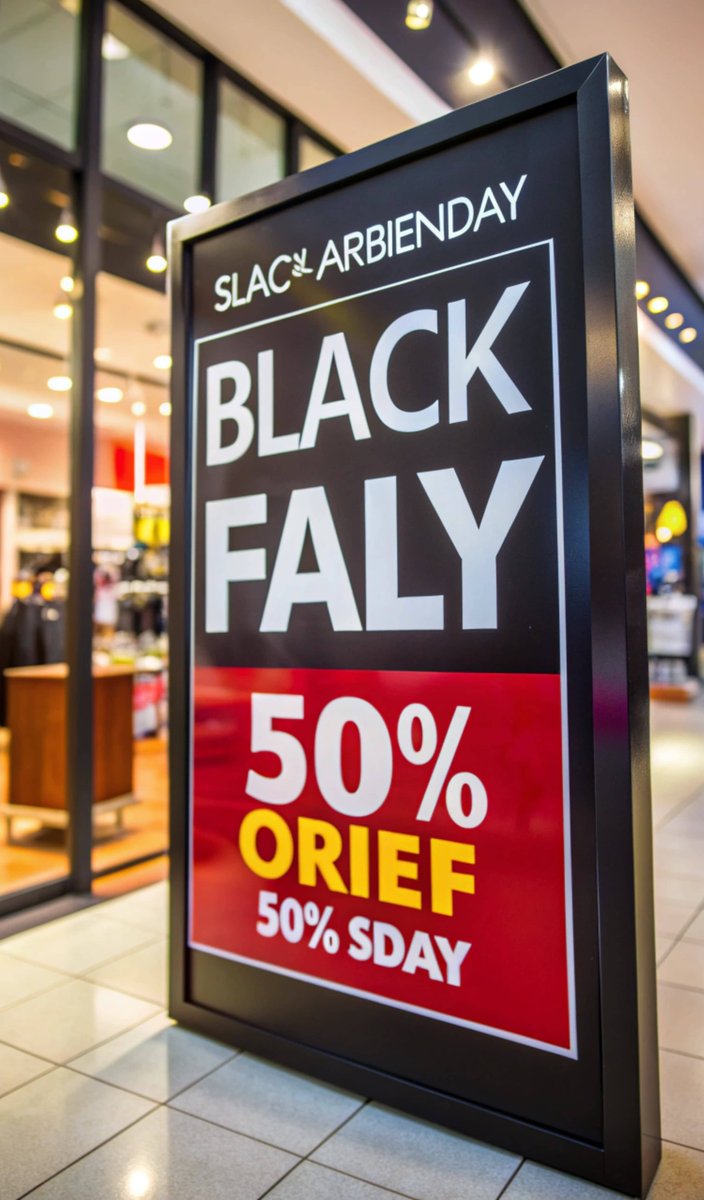 bold custom sale sign displayed outside a retail store